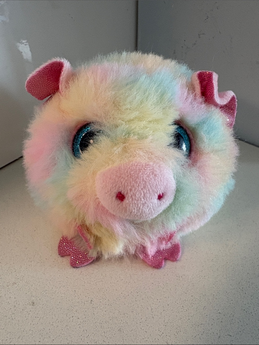 Ty Pigasso Beanie Ball pastel multicoloured pig plush